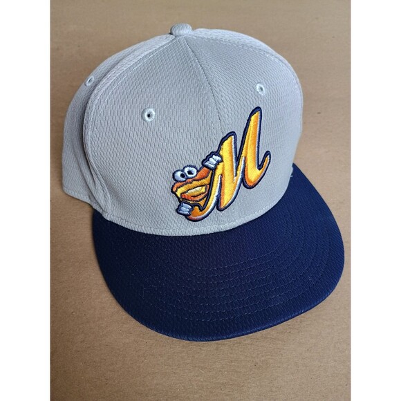 Montgomery Biscuits Milb New Era 59Fifty 7.5 Inch Fitted Baseball Cap Hat - Picture 1 of 5